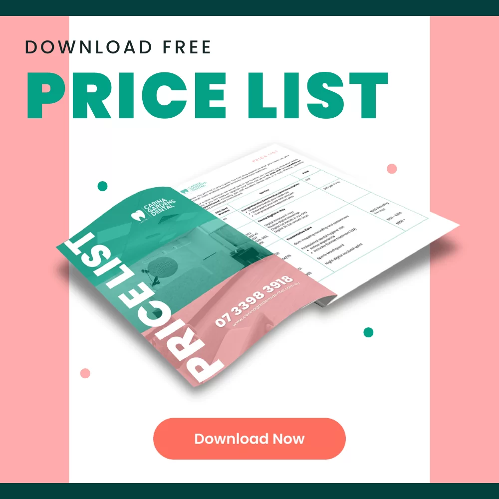 Download free price list - Carina Gardens Dental
